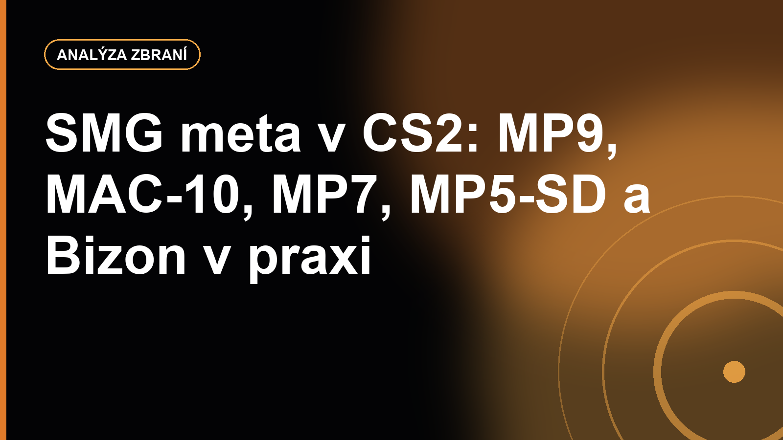 SMG meta v CS2: MP9, MAC-10, MP7, MP5-SD a Bizon v praxi